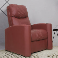 Crown home theatre motorized recliner in leatherette - MR Homes