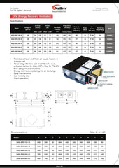 Energy Recovery Ventilator Fan - MR Homes