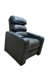 Galaxy One Home Theater Recliner Sofa in Full Italian Leather - MR Homes