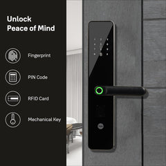 YDME100NxT Smart Door Lock – Fingerprint, PIN & RFID | Secure Access - MR Homes