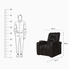 Adamas Home Theater Motorized Recliner. - MR Homes