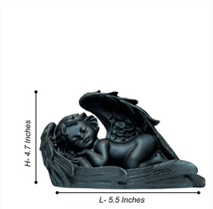 Mini Statue of Black Angel - MR Homes