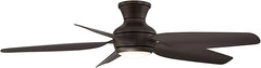 Harrier 54" Ceiling Fan with LED Light & Remote | Walnut Woodgrain | BLDC Motor MR Homes