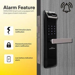 YDM 4109-A Series Biometric Smart Lock | Advanced Security - MR Homes