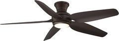 Harrier 54" Ceiling Fan with LED Light & Remote | Walnut Woodgrain | BLDC Motor MR Homes