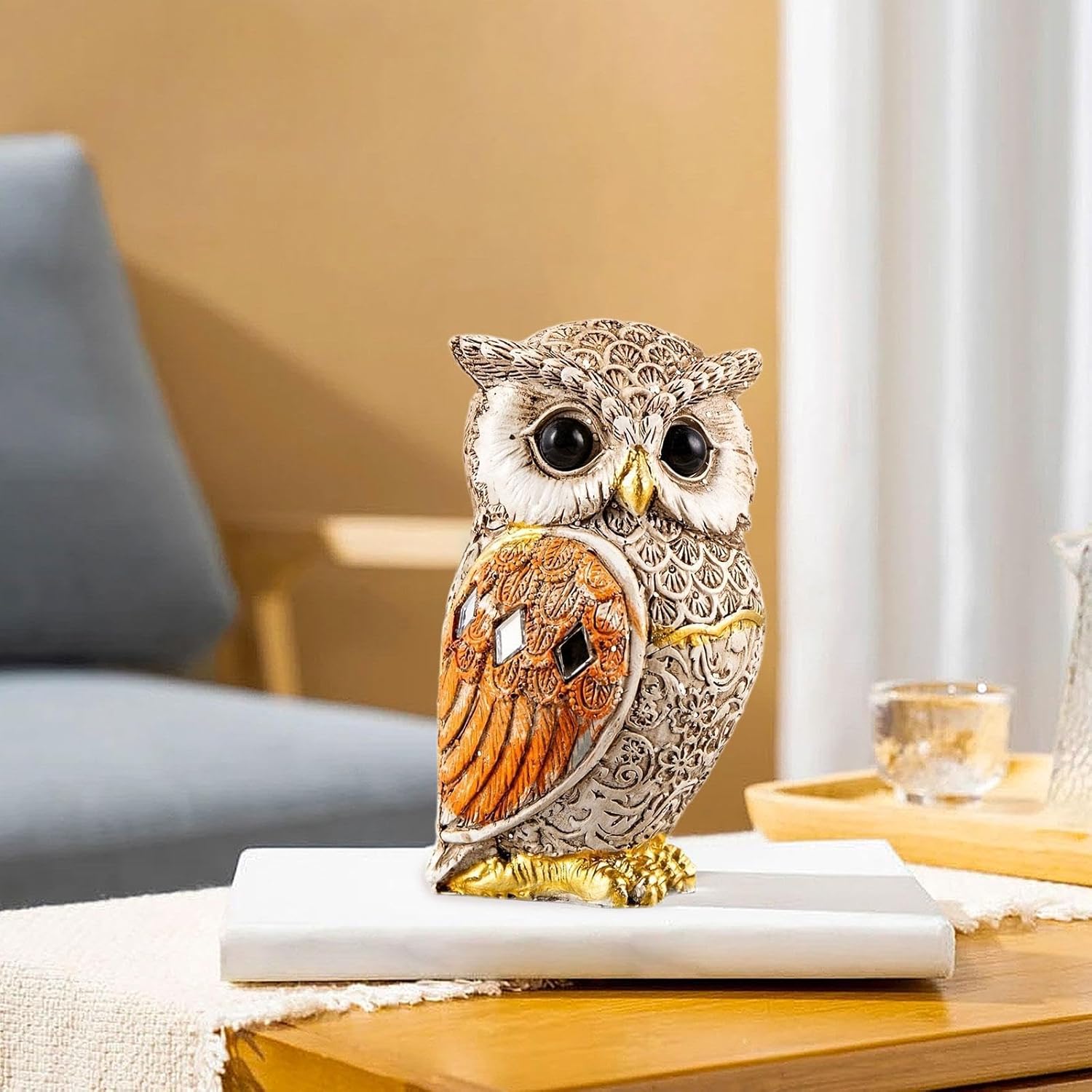 Owl Showpiece for Home Decor - MR Homes