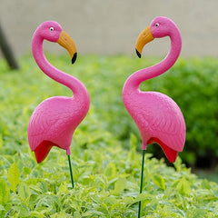 Flamingo Garden Stakes (Set of 2) - MR Homes