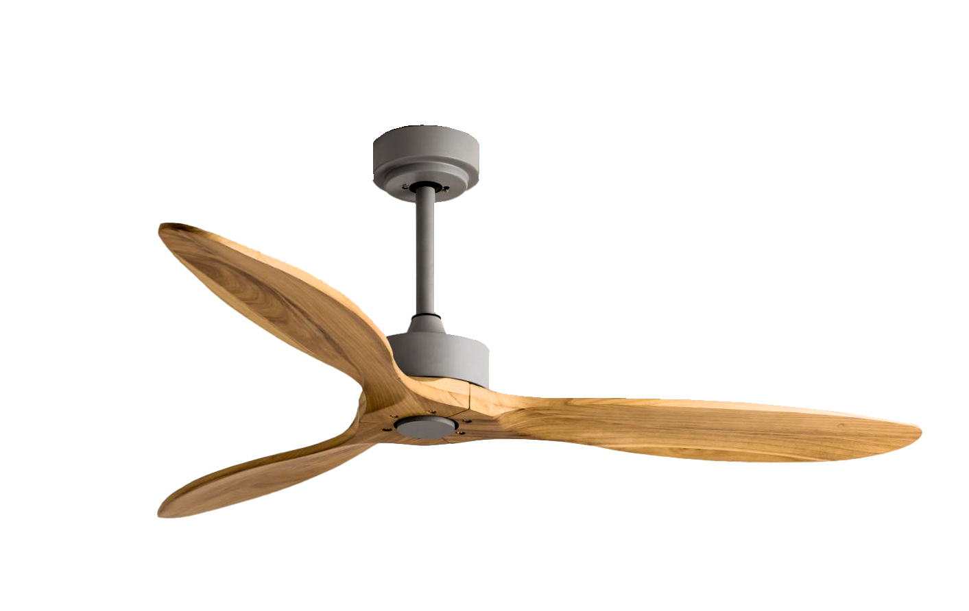 Sawan 52-inch Ceiling Fan - Light Woodgrain Finish with 6-Speed Remote Control & BLDC Motor MR Homes