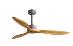 Sawan 52-inch Ceiling Fan - Light Woodgrain Finish with 6-Speed Remote Control & BLDC Motor MR Homes