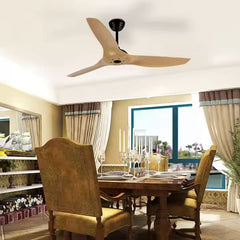Bulbul Ceiling Fan – 52 Inch Woodgrain BLDC Fan with Remote Control MR Homes