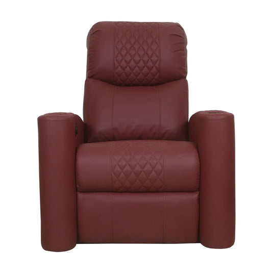 Crown home theatre motorized recliner in leatherette - MR Homes