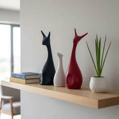 Deer Family Decorative Showpiece for Home Decor