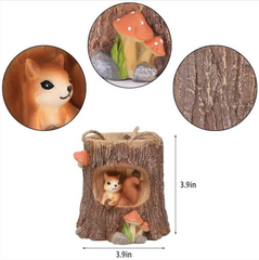 Squirrel Tree Pot