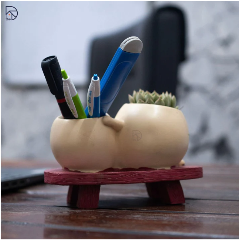 Smiley Duo Planter for Home Decor Gift Garden Decor