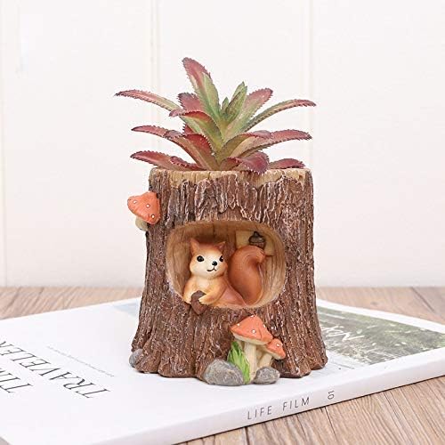 Squirrel Tree Pot