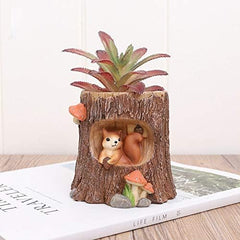 Squirrel Tree Pot
