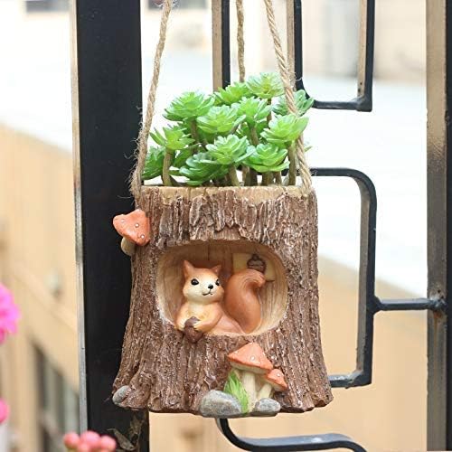 Squirrel Tree Pot
