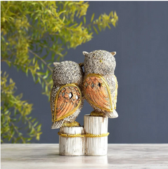 Owl Couple Showpiece for Home Decor