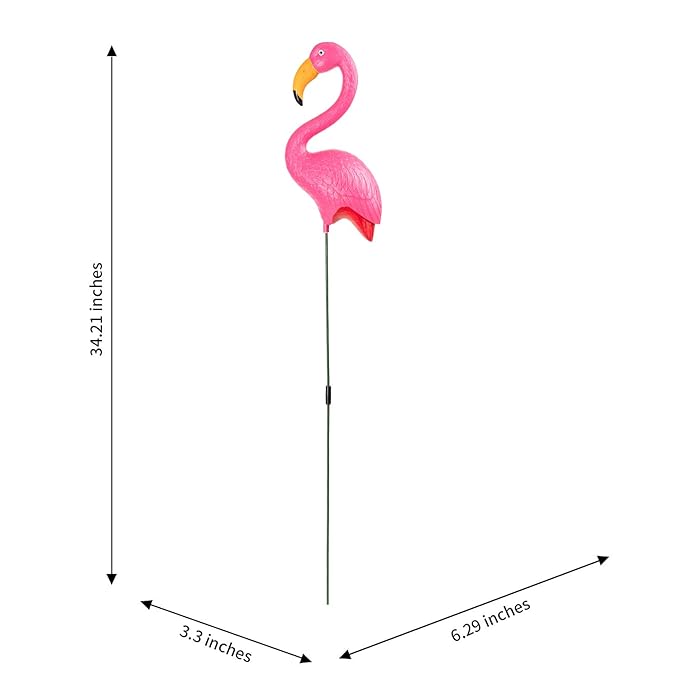 Flamingo Garden Stakes (Set of 2)