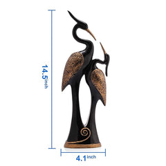 Kissing Swan Love Birds Home Decor Showpiece