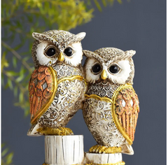 Owl Couple Showpiece for Home Decor
