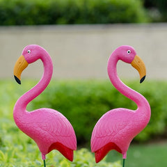 Flamingo Garden Stakes (Set of 2)