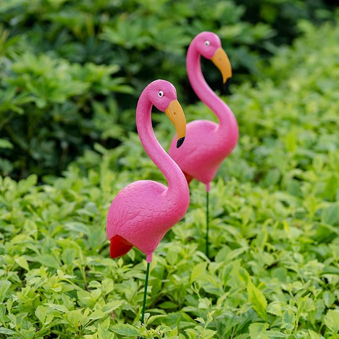 Flamingo Garden Stakes (Set of 2)