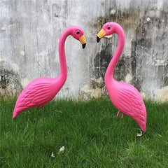 Flamingo Garden Stakes (Set of 2)