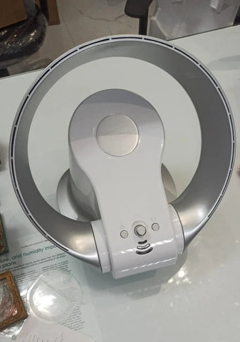 WOW Bladeless Surface / Wall Mounted Personal Air Circulation Fan With Remote By Wadbros My Store