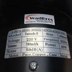 Tornado Stainless Steel Ventilation/Exhaust Fan by Wadbros - MR Homes