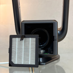 WOW Plus Bladeless Wall-Mounted & Table-Top Personal Air Circulation Fan with Remote | Heater + Air Purifier by WadBros