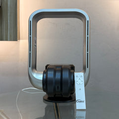 WOW Plus Bladeless Wall-Mounted & Table-Top Personal Air Circulation Fan with Remote | Heater + Air Purifier by WadBros