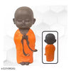 Namaste Smiling Monk Buddha Statue